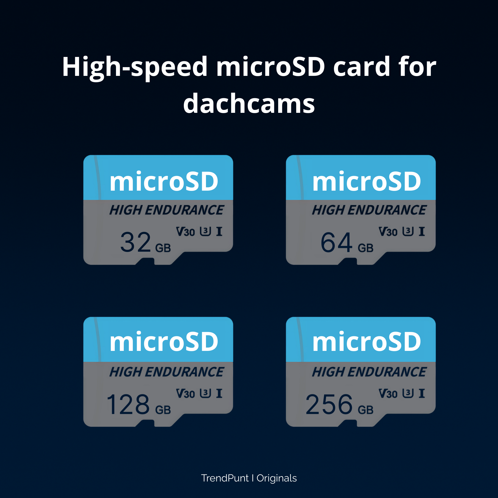 💾 microSD-kaart – Betrouwbare opslag voor dashcams & meer
