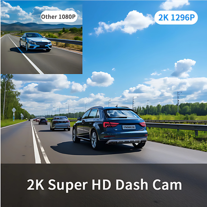 🚘 KAWA D5 – 2K QHD Dashcam met WiFi, GPS en Nachtzicht