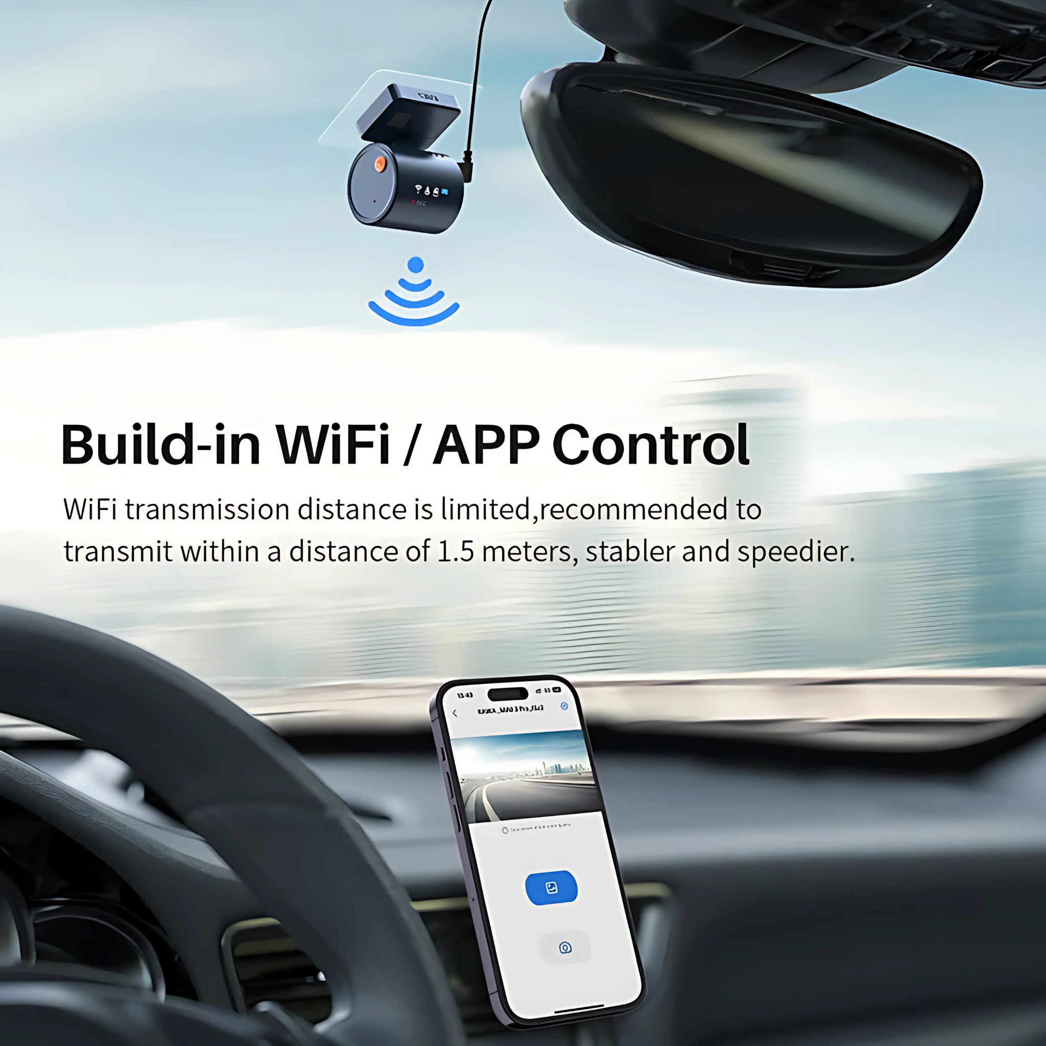 🚘 KAWA Mini 3 Pro – Ultra-Compacte 2K Dashcam met WiFi, Spraakbesturing & Nachtzicht