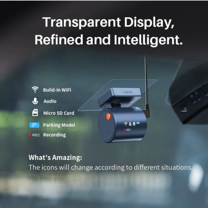 🚘 KAWA Mini 3 Pro – Ultra-Compacte 2K Dashcam met WiFi, Spraakbesturing & Nachtzicht